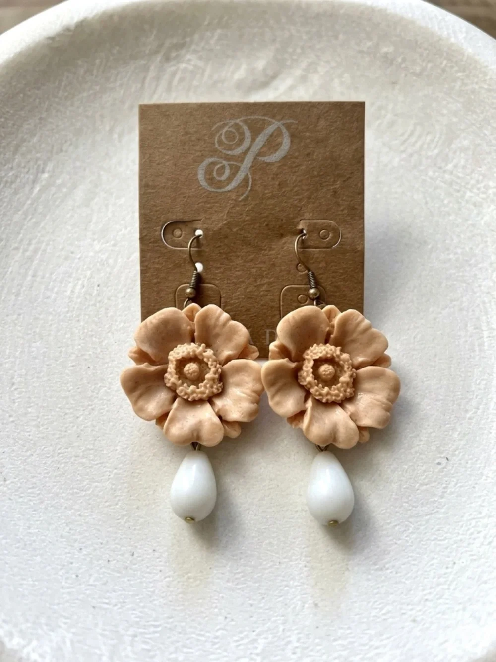 New Plunder Theda Floral Drop Earrings